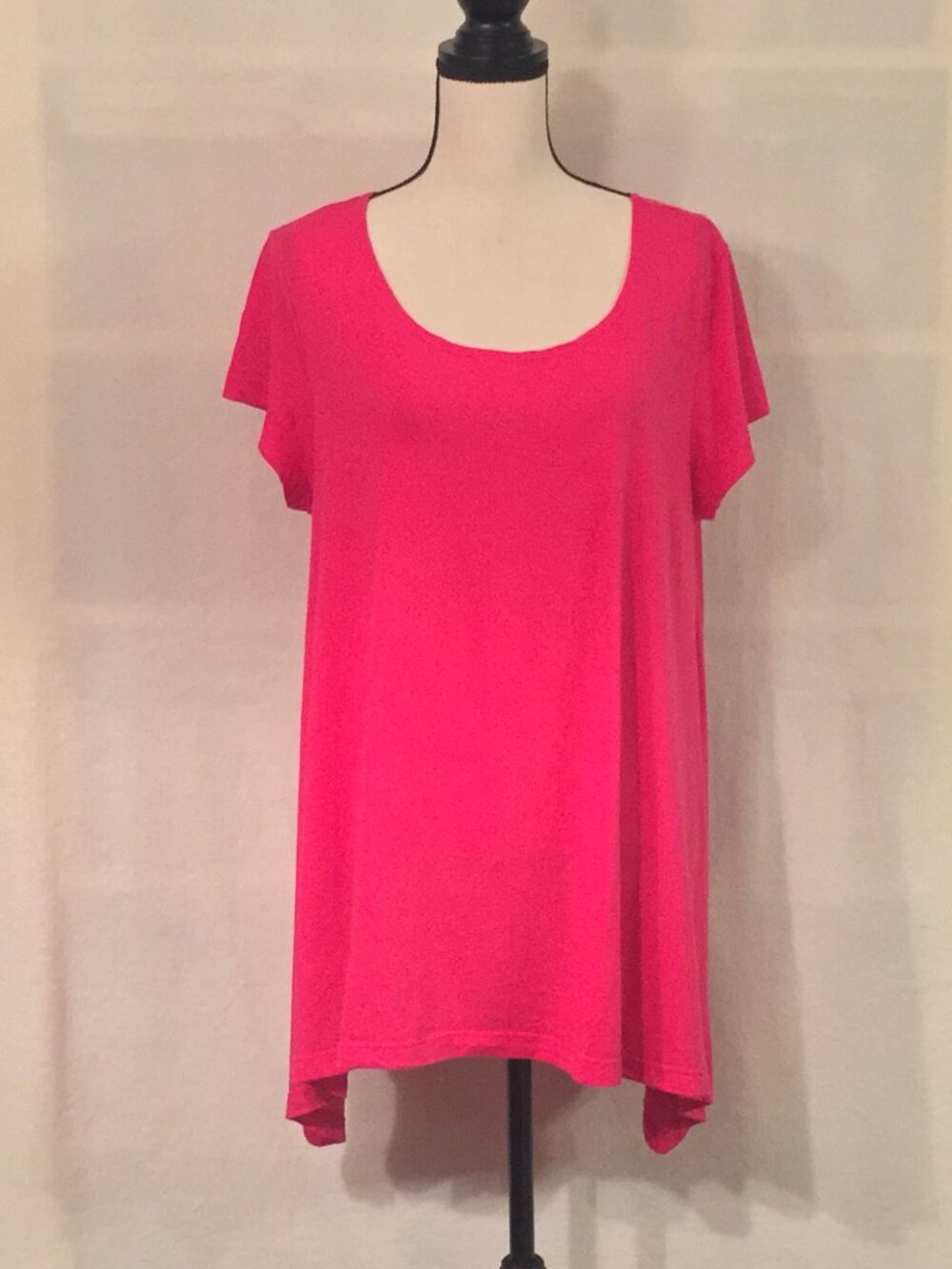 NWT Bryn Walker pink cotton a-line Charlie short sleeve scoop neck t-shirt